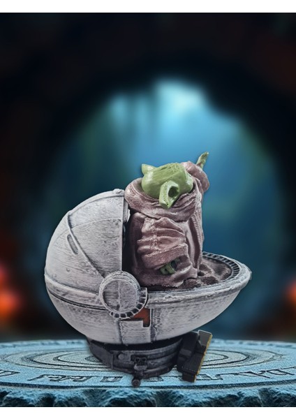 3D Starwars Grogou Figür / Star Wars The Child Baby Yoda /character Figür /BIBLO/14CM