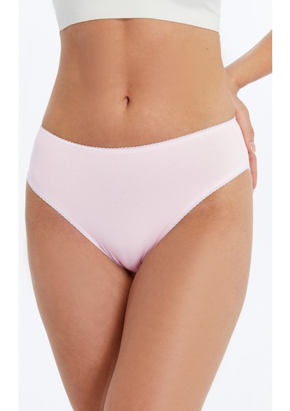 3 Lü Pamuklu Renkli Bikini Külot modelleri