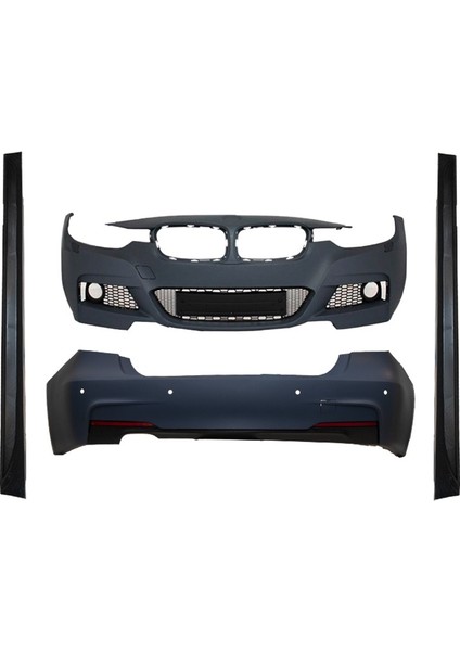 Bmw F30 M Tech Lci Body Kit ( Ön Arka Tampon Ve marşpiyel) (Plastik) (Boyasız)