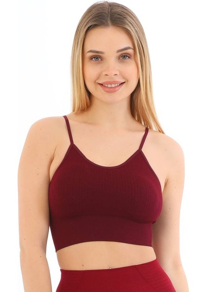 Star Form Angel Kadın Ip Askılı Pedli Fitilli Crop Büstiyer modelleri