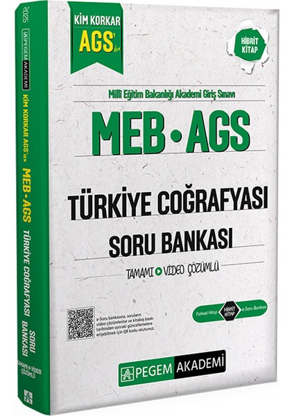 Meb Ags Kim Korkar Türkiye Coğrafyası Soru Bankası Tamamı Çözümlü