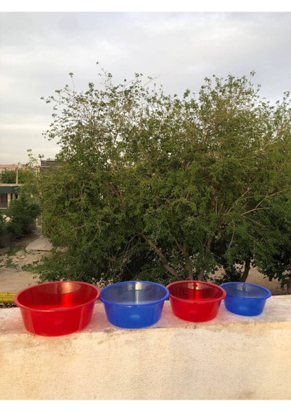 4'lü Simli Badya Plastik Seti Iç Içe Geçen Sebze,meyve Yıkama Hamur Yoğurma Kabı Simli Badya fiyatları