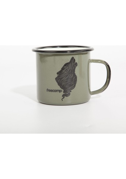 Campers Emaye Mug 350ML Yeşil