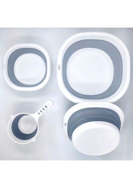 Katlanabilir Akordiyon Multi 4'lü Set - Badya, Kulplu Süzgeç, Çift Taraflı Süzgeç, Koçero fiyatları