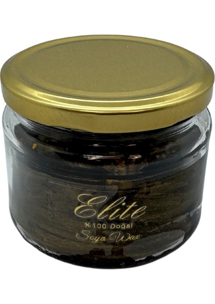 Siyah Altın Mum – Egzotik Ylang-Ylang Kokulu El Yapımı Mum 8x7 cm