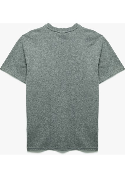 Kısa Kollu Regular Fit Bisiklet Yaka Baskılı Lisanslı Harvard Tişört