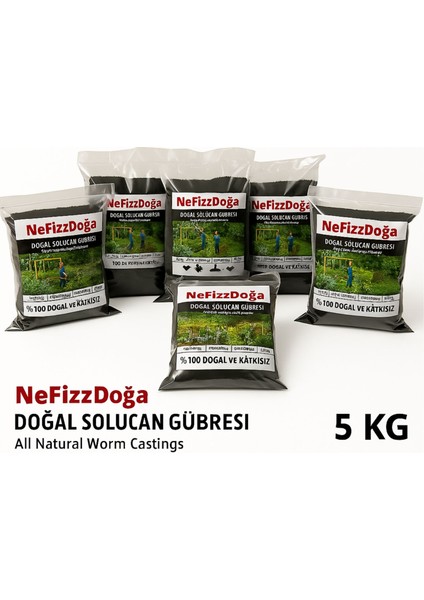 %100 Doğal Solucan Gübresi - 5 kg (10 Lt) fırsatları