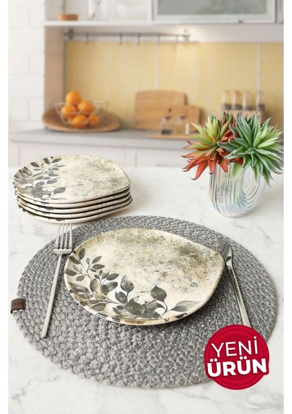 Forest Rustle Serenity Pasta Tabağı 22 cm 6 Adet 23008