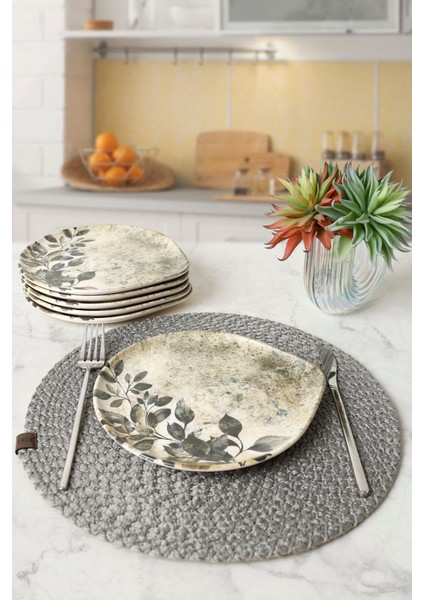 Forest Rustle Serenity Pasta Tabağı 22 cm 6 Adet 23008 fiyatları