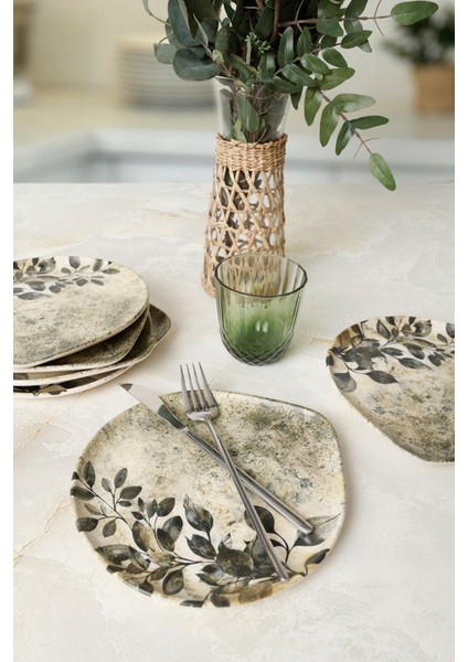 Forest Rustle Serenity Pasta Tabağı 22 cm 6 Adet 23008 fırsatları