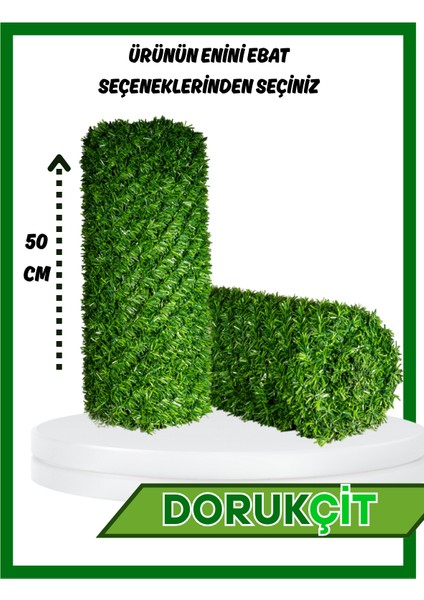 Dekoratif Çim Çit Rulo – Yapay Çim Çit Panel Bahçe Balkon Çiti