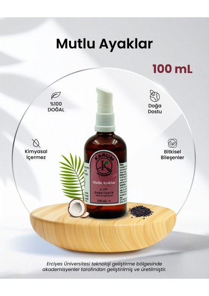 Aromaterapi Doğal Uçucu Yağ Ve Hidorosol İçerikli Ayak Bakım Serumu (Özel Formülasyon) 100 ml
