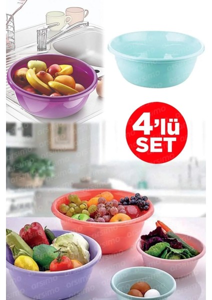 4lü Lux Badya Leğen Seti