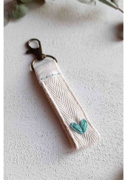 Nakışlı El Yapımı Çanta Charmı, Anahtarlık, Çanta Aksesuarı