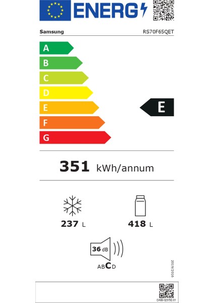 RS70F65QETTR 655 Lt Gardırop Tipi Inox Buzdolabı fırsatları