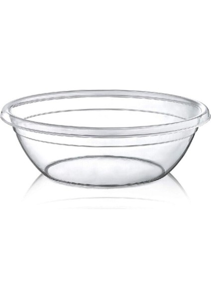 Şeffaf Badya 7 Lt, Yuvarlak Şeffaf Leğen, Plastik Badya