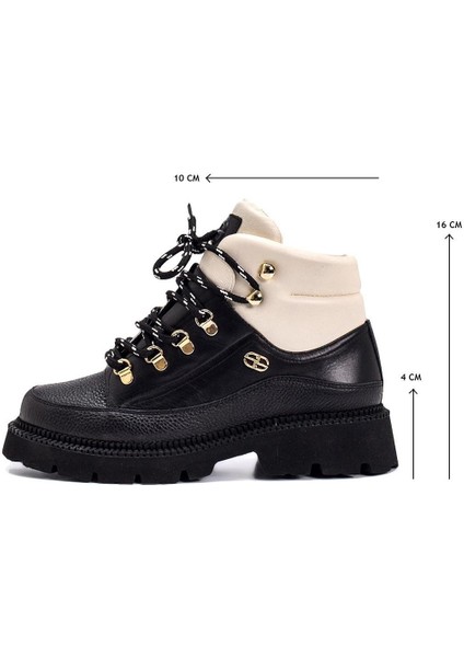 Cız Siyah Hakiki Deri Kadın Düz Bot fırsatları