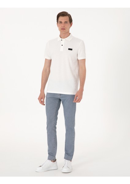 Erkek Açık Mavi Slim Fit Jean Pantolon 50302733-VR003
