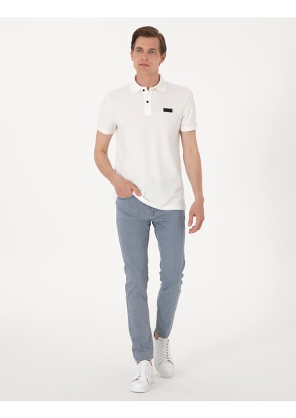 Erkek Açık Mavi Slim Fit Jean Pantolon 50302733-VR003