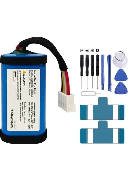 Jbl Flip 5 5200MAH ID1060-B Pil Değiştirme Için
