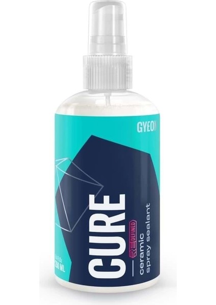 Q²m Cure Redefined Araç Boya Koruma ve Bakım Spreyi - 250 ml -Seramik Bazlı Koruyucu Nano Cila
