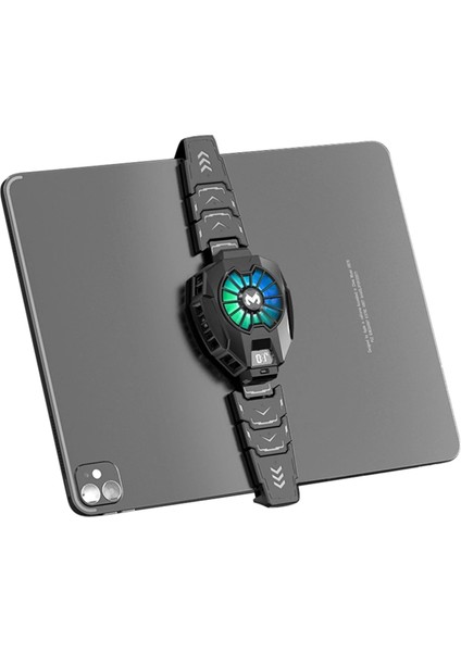 DL05 Rgb Radyatör Tablet ve Telefon Soğutucu Fan - Siyah Zrnet