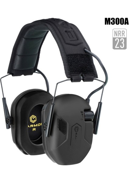 Earmor M300A Elektronik Atış Kulaklığı Kulak Koruması Siyah M300A-BK