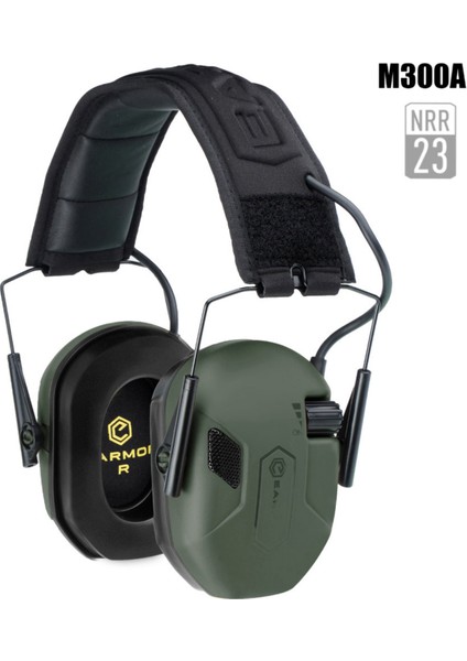 Earmor M300A Elektronik Atış Kulaklığı Kulak Koruması (Foliage Green) Yeşil M300A-FG