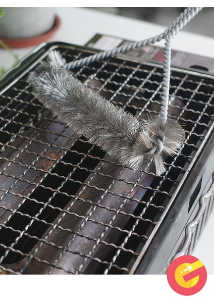 2'li Paket Mangal Barbekü Temizleyici, Metal Barbekü Izgara Temizleme Fırçası ve Kazıyıcı indirimleri