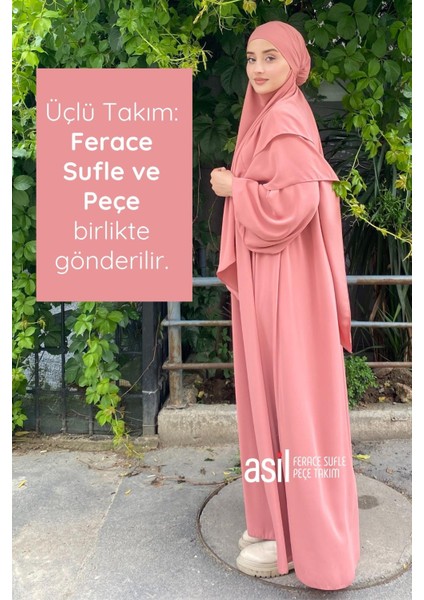 Asil Ferace Sufle Peçe Takım Somon