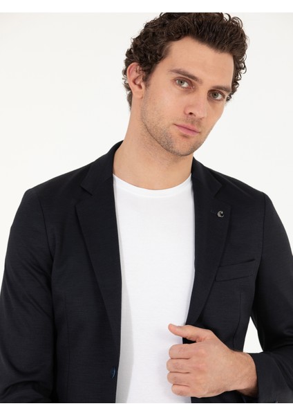 Erkek Lacivert Slim Fit Ceket 50265271-VR033 fiyatları