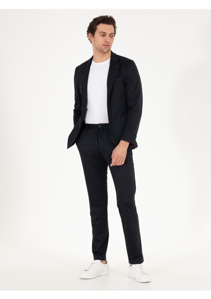 Erkek Lacivert Slim Fit Ceket 50265271-VR033 fırsatları