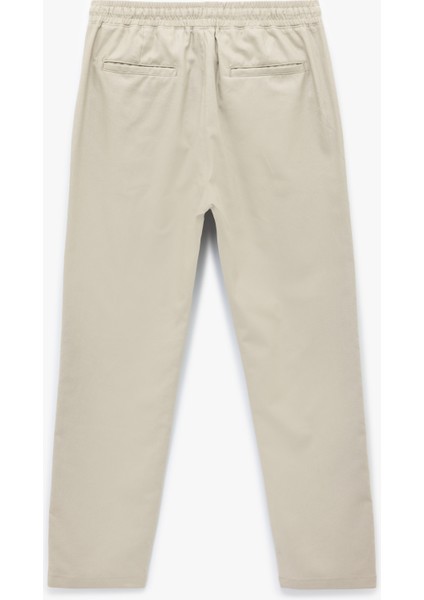 Beli Bağcıklı Cep Detaylı Keten Pamuk Karışımlı Pantolon fırsatları
