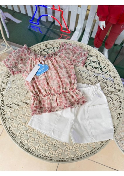 Üst Tüllü Astarlı Bluz Alt Ince Denim Dokuma Kumaş Takım indirimleri