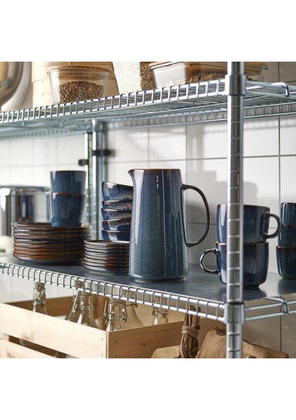 Gladelig Serisi Sürahi, Okyanus Mavi, 1,5 Lt Stoneware Kapaksız fırsatları