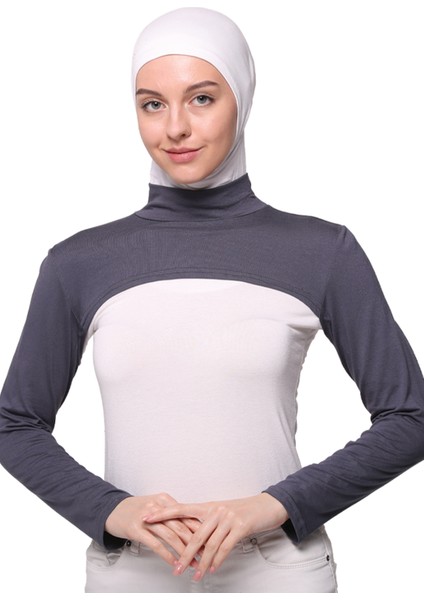 Balıkçı Yakalı Boyunluklu Kolluk - Füme