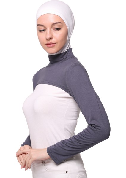 Balıkçı Yakalı Boyunluklu Kolluk - Füme