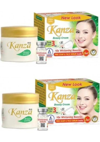 2 Kutu Kanza Beyazlatıcı Krem Sabun ve Serum Seti modelleri