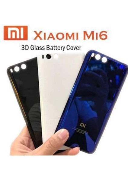 Xiaomi Mi 6 Arka Pil Batarya Kapak Cam