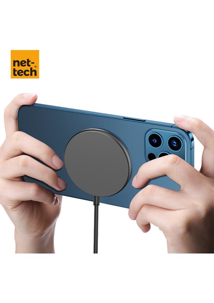 NT-WCH06 Pd Magsafe 15W Kablosuz Wireless Şarj