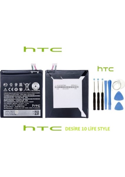 Htc Desire 10 Life Style Pil Batarya ve Tamir Seti Senalstore