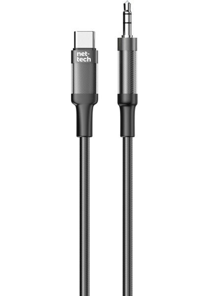 NT-AC07 Plastik 100 cm Type-C To Aux Kablosu