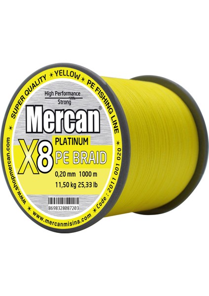 Pe Örgü Platinum X8 Sarı Ip 1000M Misina fırsatları