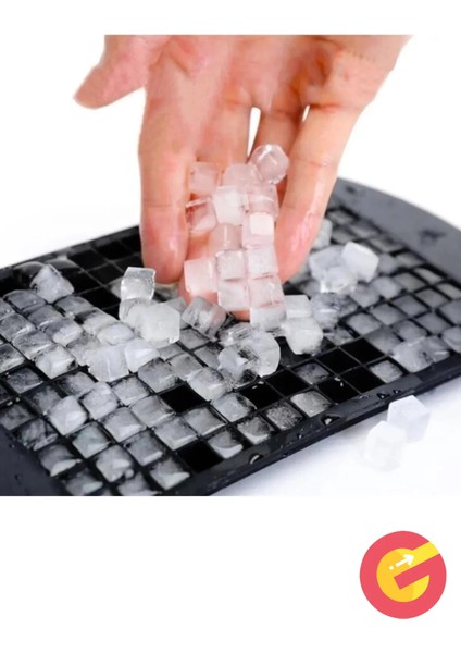 2 Adet 160'LI Mini Küp Buz Kalıbı Silikon Buzluk Mini Buz Küpleri fırsatları