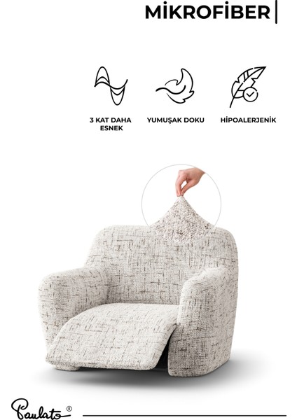 Lazboy Koltuk Koruma Kılıfı Tv ve Baba Koltuk Kılıfı Lazboy Koltuk Örtüsü - Beyaz indirimleri