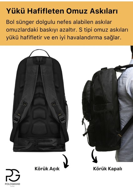 Orijinal Körüklü Ortopedik Konfor Modeli Çok Gözlü Gezi Seyahat Yürüyüş Dağcı Kamp Spor Sırt Çantası indirimleri