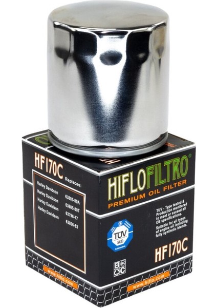 Harley D. Xlh 1200 Sportster 1990-1999 Krom Yağ Filtre Obhf