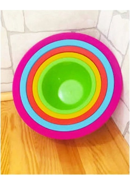 Yuvarlak Badya Seti 5'li Renkli fiyatları