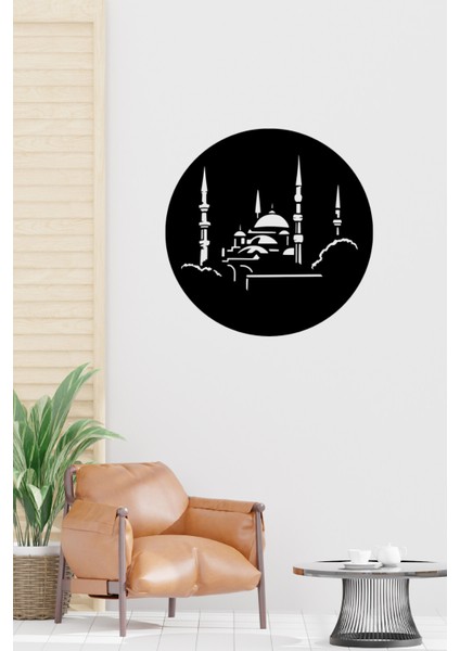 35 cm Camii Silueti Tablo – 3 mm Ahşap Mdf