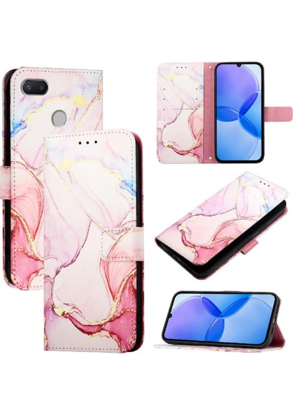 Xiaomi Redmi 6/6A Kılıf 360 Tam Kaplar Deri Marble Kapaklı Cüzdan Standlı Kartvizitli Kopçalı Kapak Kartlıklı (Yurt Dışından)